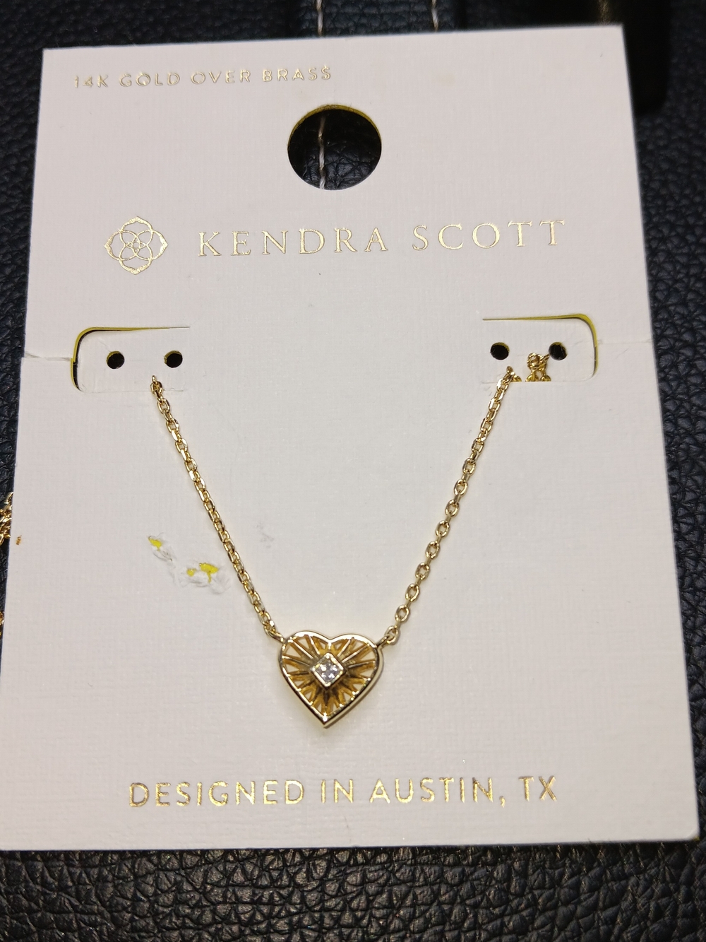 Kendra Scott Gold Heart Pendant Necklace